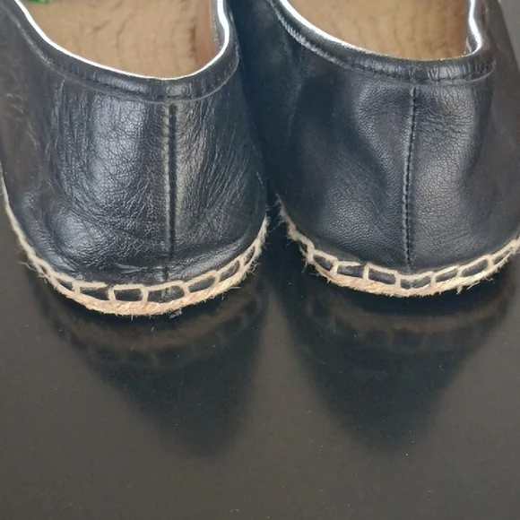 Coach Black Leather Slip On Shoes - Picture 6 of 12